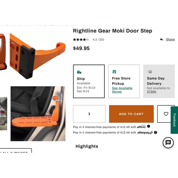 Moki Door Step - Picture 1 of 3